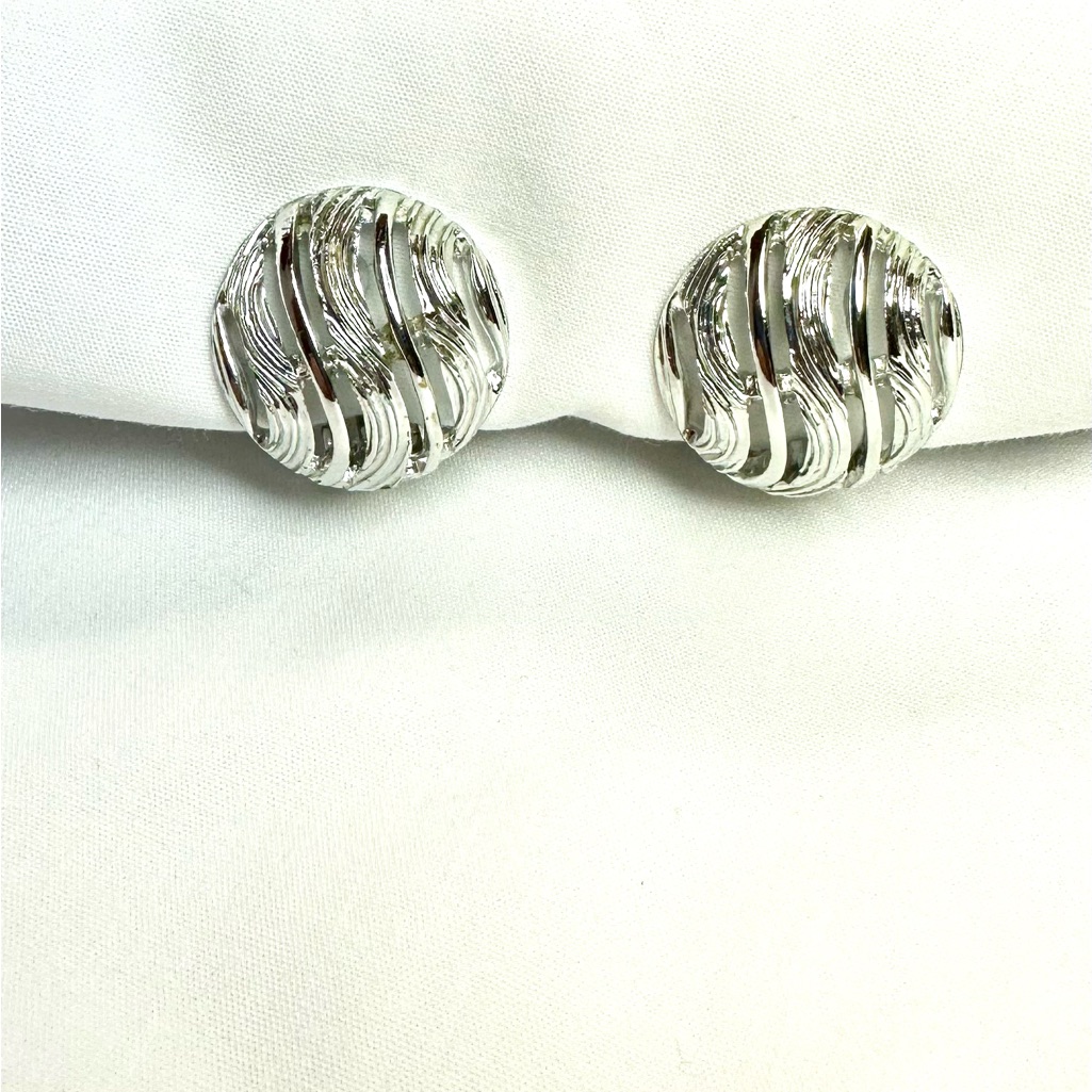 Kramer Vintage Silver Tone Earrings 25$